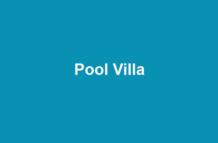 Pool Villa